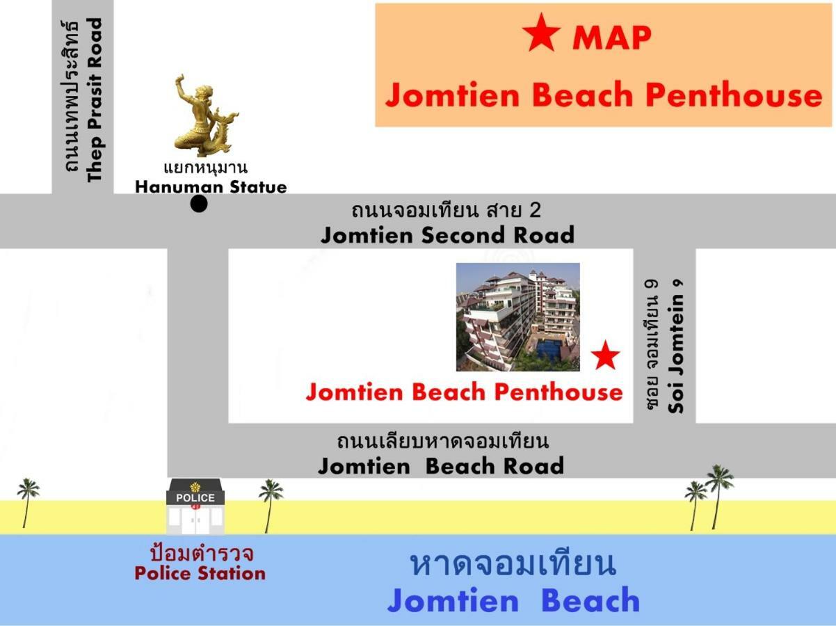 Jomtien Beach Penthouses Condo Exteriér fotografie